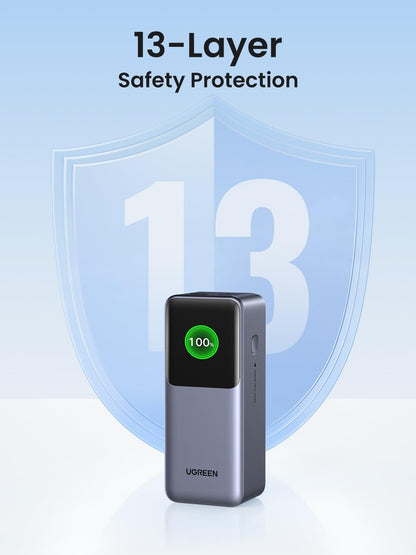 UGREEN Nexode Power Bank 20000mAh 130W with Display Silver