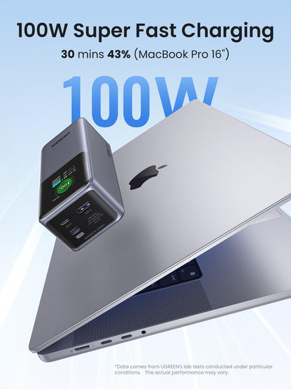 UGREEN Nexode Power Bank 20000mAh 130W with Display Silver