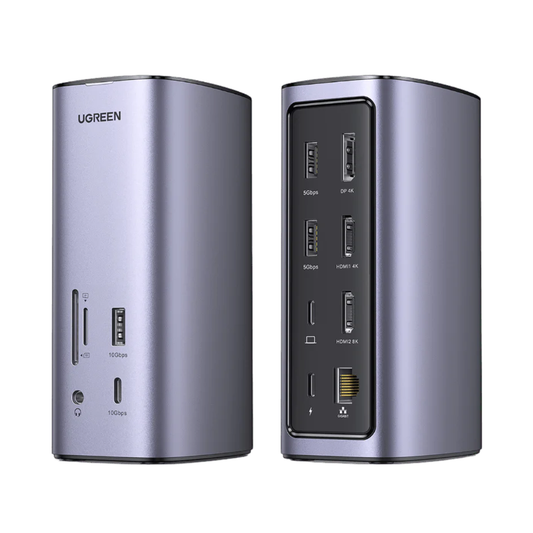UGREEN Revodok Pro 312 12-in-1 4k HDMI Universal Silver