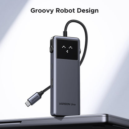 UGREEN Uno 6-in-1 USB-C Hub with Single 4K HDMI Silver