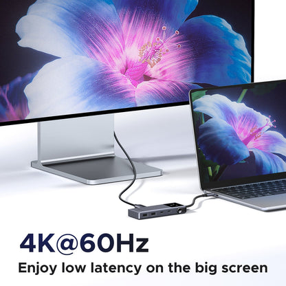 UGREEN Uno 6-in-1 USB-C Hub with Single 4K HDMI Silver