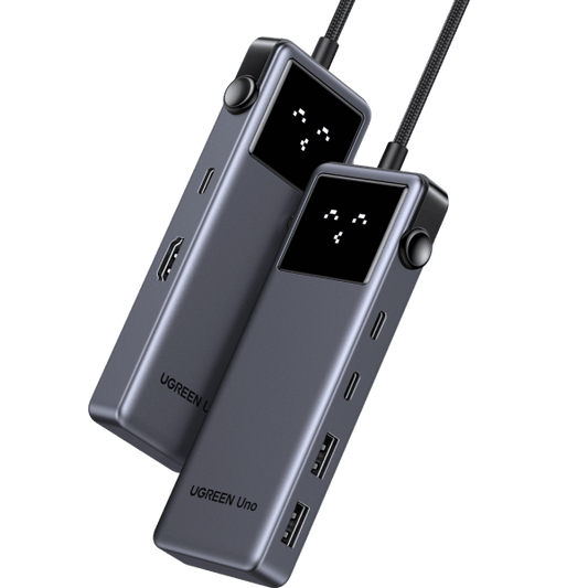 UGREEN Uno 6-in-1 USB-C Hub with Single 4K HDMI Silver