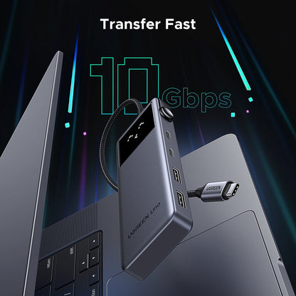 UGREEN Uno 6-in-1 USB-C Hub with Single 4K HDMI Silver