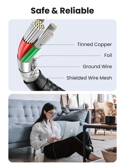 UGREEN 1M USB-C to USB-C Cable 60W PD