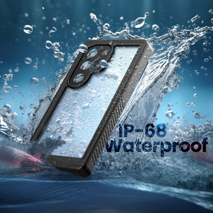Encased Waterproof Case Samsung Galaxy S24 Ultra with Belt Clip Holster - Black