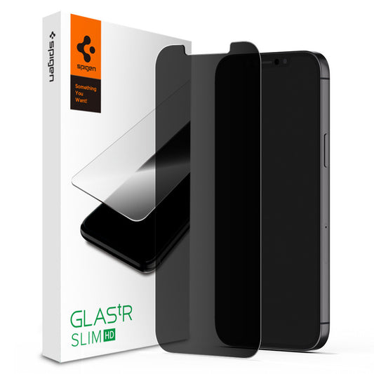 Spigen Glas.tR Full Cover Slim HD Screen Protector iPhone 14 Pro Max - Black