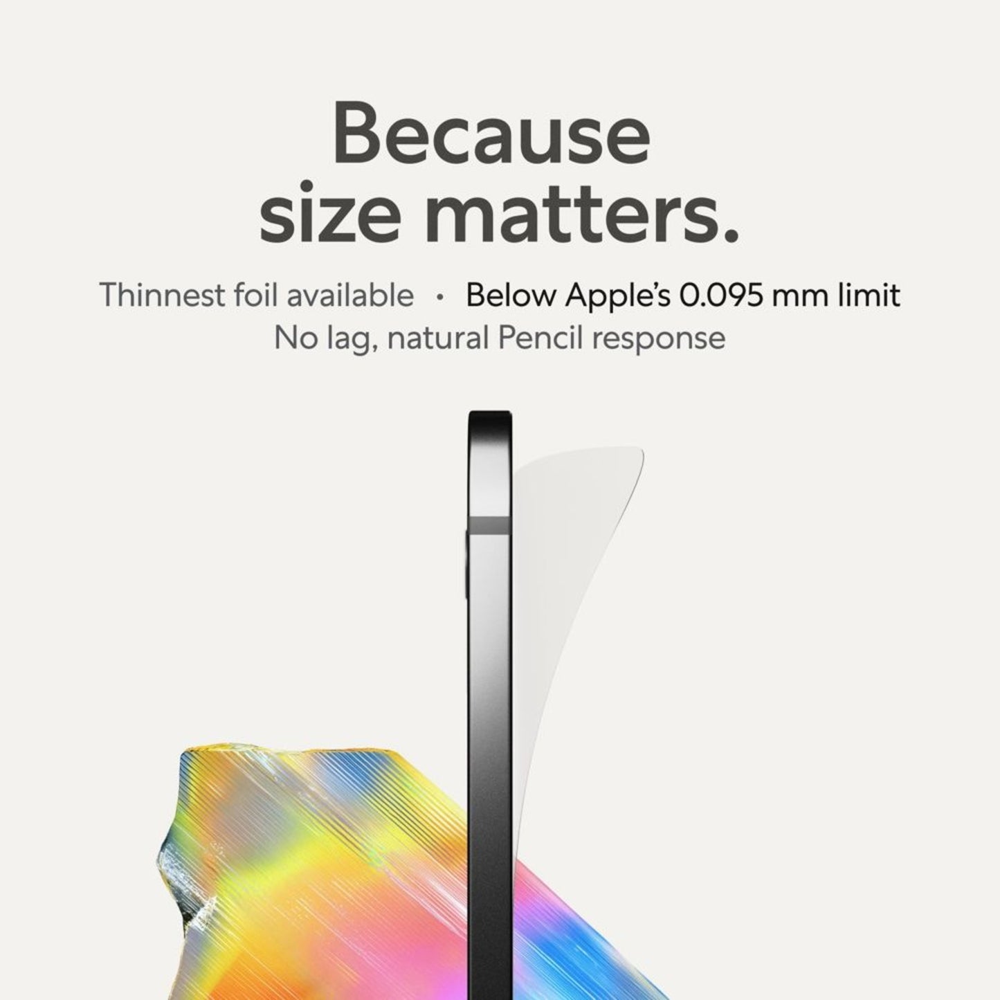 Paperlike 3 Screen Protector iPad Pro 12.9" - Clear