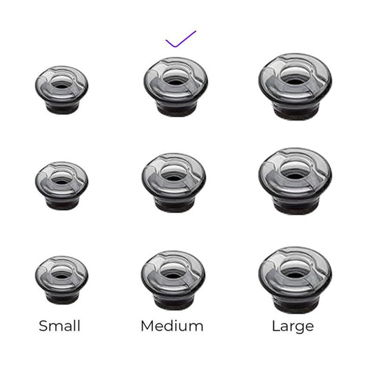 Yealink BH71 Ear Tips Medium 3 Pack replacement tips made for the Yealink BH71 headset